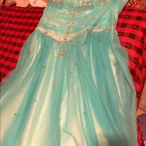 Custom made sparkling prom dress
